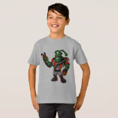 T-shirt Grundo Virtupets Space Station Player (Devant entier)
