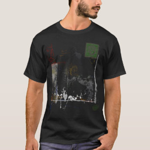T-shirt Grunge abstraite
