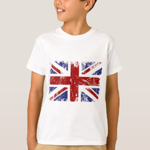 T-shirt Grunge britannique de punk d'Union Jack de drapeau