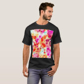 T-shirt Grunge couleur point texture arrière - plan (Devant entier)