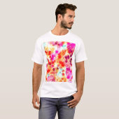 T-shirt Grunge couleur point texture arrière - plan (Devant entier)