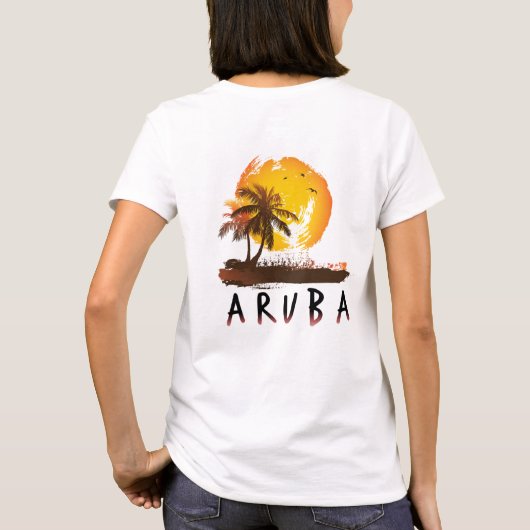 T-shirt Grunge d'Aruba (Dos)