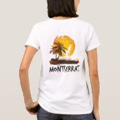 T-shirt Grunge de Montserrat (Dos)