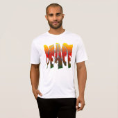 T-shirt Grunge de paix (Devant entier)