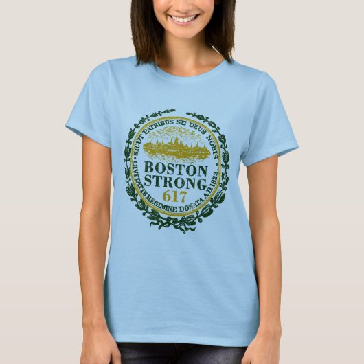 T-shirt Grunge de phoque forte de Boston (Devant)