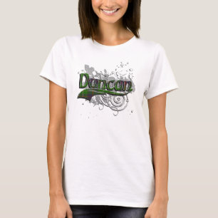 T-shirt Grunge de tartan de Duncan