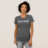 T-shirt Grunge de WFPBNO - conception blanche (Devant entier)