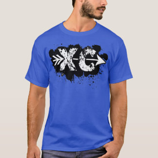 T-shirt Grunge Dirty Cross Country Running