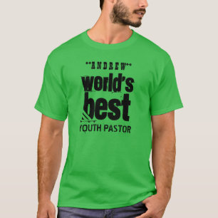 T-shirt Grunge du meilleur pasteur de la jeunesse du monde