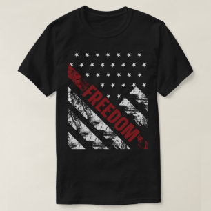 T-shirt Grunge Etats-Unis Liberté