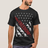 T-shirt Grunge Etats-Unis Liberté (Devant)