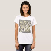 T-shirt grunge floral (Devant entier)