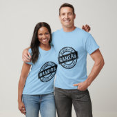 T-shirt Grunge Gaming University of Gamers (Unisexe)