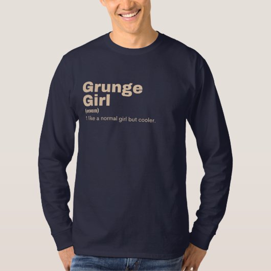 T-shirt Grunge Girl - Grunge (Devant)
