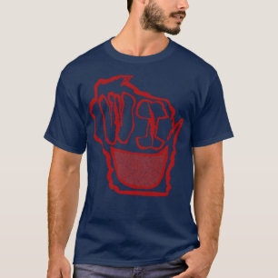 T-shirt Grunge Heads Wisconsin Drôle visage souriant