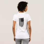 T-shirt *~* Grunge Patriotic Modern USA American Flag (Dos entier)