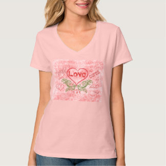 T-shirt Grunge Rose défraîchi (Serristlet personnalisé)