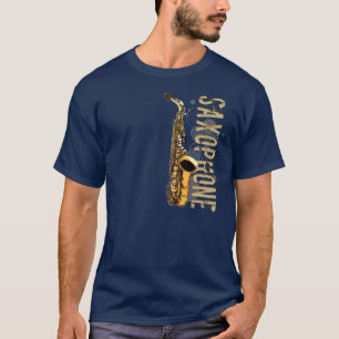 T-shirt Grunge Saxophone