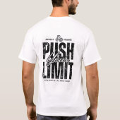 T-shirt Grunge Silence | Textured Emotional Typography Tee (Dos)