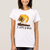 T-shirt Grunge St Kitts & Nevis (Devant)