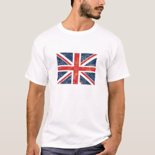 T-shirt Grunge T d'Union Jack