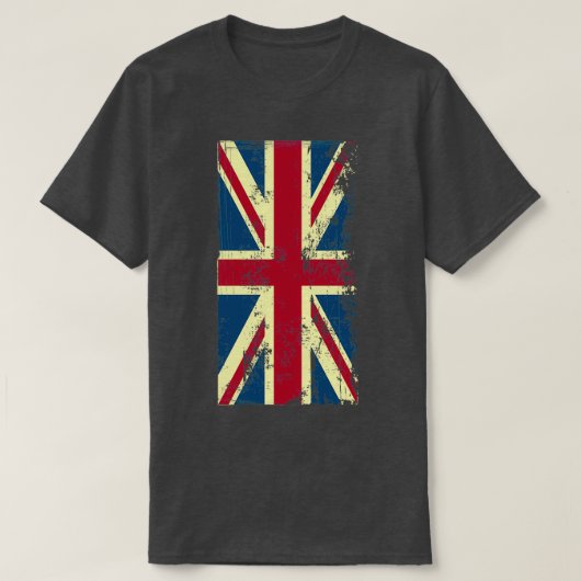 T-shirt Grunge Union Jack (Design devant)