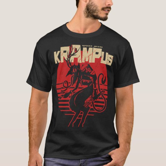 T-shirt Gruss Vom Krampus Merry christmas (Devant)
