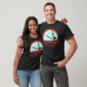 T-shirt Grutier en mer - noir (Unisexe)