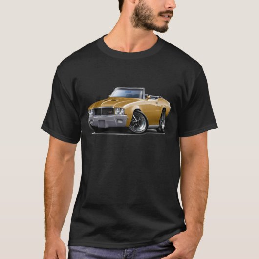 T-shirt GS 1970-72 de Buick convertible en or (Devant)