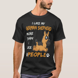 T-shirt GSD010 - J'Aime Mon Berger Allemand Plus Que J'Aim