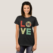 T-shirt GSD052 - German Shepherd Love (Devant entier)