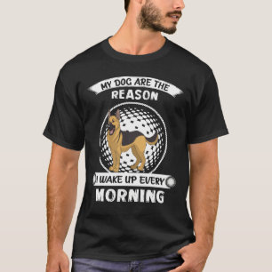 T-shirt GSD131 - Mes Chiens Sont La Raison Pour Laquelle J
