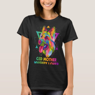 T-shirt GSD Mère Whiskey Allemand Berger Animal