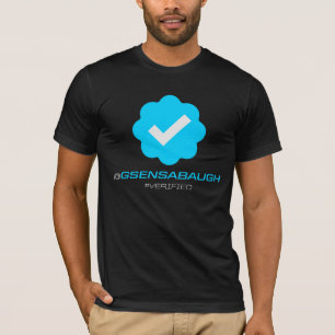 T-shirt @GSensabaugh - vérifié - noir