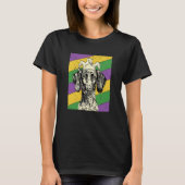 T-shirt GSP Jester Mardi Gras Dog Mom or Dad (Devant)