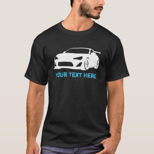 T-shirt GT86 + votre texte (Devant)