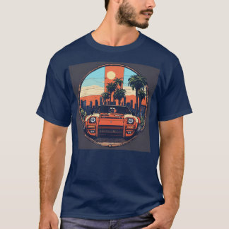 T-shirt GTA 5 : Logo Mécanique Ronde