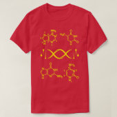 T-shirt GTA Biologie moléculaire Génétique Nucléobase 1 (Design devant)