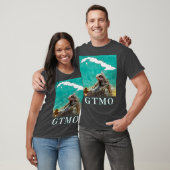 T-shirt GTMO Iguana Guantanamo Bay Cuba (Unisexe)