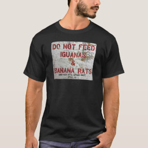 T-shirt GTMO ne nourrit pas d'iguanes et de rats de banane