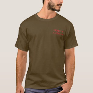 T-shirt GTPD Rouge "SEMPER ANTICUS"