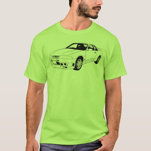 T-shirt GTR de Nissan Skyline R33 (Devant)