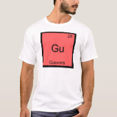 T-shirt Gu - Guevara Funny Chimie Élément Symbole Tee (Devant)