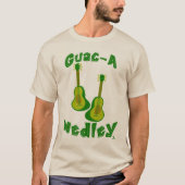 T-shirt Guac Medley Guacamole Avocado Guitare Slogan (Devant)
