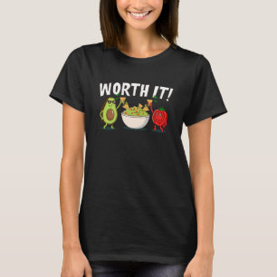 T-shirt Guac vaut la peine Drôle Guacamole Avocat Tomate T