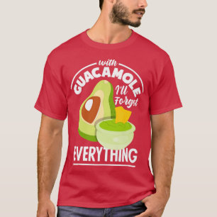 T-shirt Guacamole Drôle Avocado Vegan Food