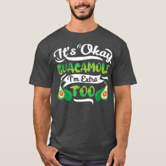 T-shirt Guacamole Drôle Tacos Manger Foin Avocado Fan Me