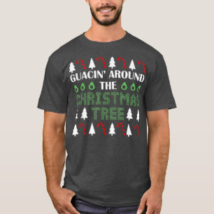 T-shirt Guacin Autour De Noël Arbre Tropical Christma