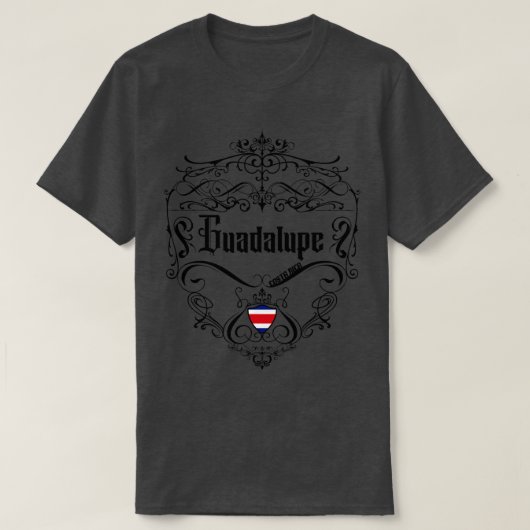 T-shirt Guadalupe design Vintage (Design devant)