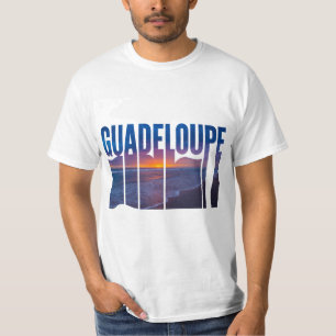 T-shirt Guadeloupe: Coucher de Soleil Tropical des Caraïbe